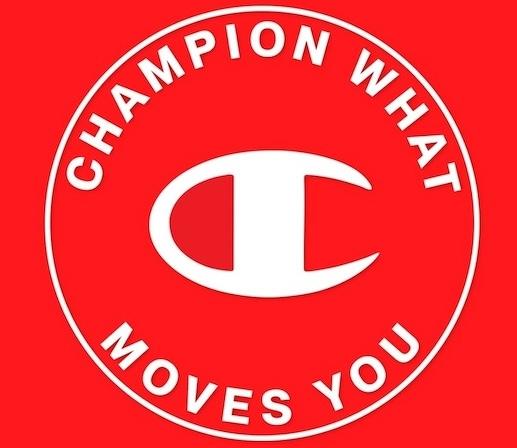 Champion best sale shoes logo